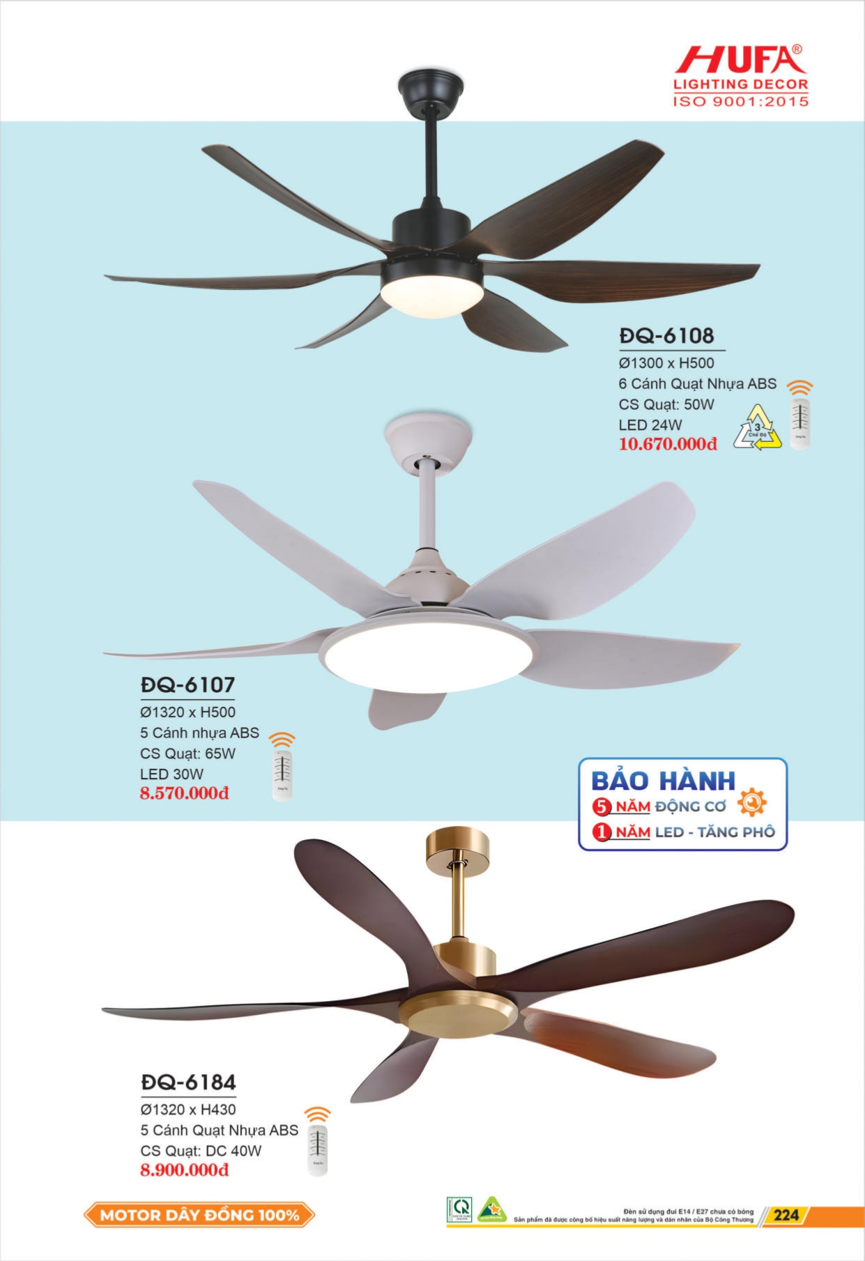 Bảng giá đèn LED HUFA 2026